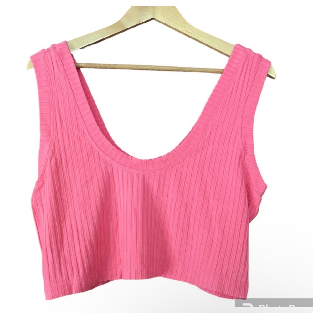 Free People Movement Blissed Out Scoop Neck Crop Tank Top